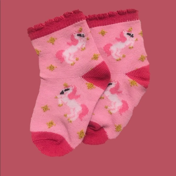 Adorable Baby Girl Unicorn Socks - Picture 1 of 2